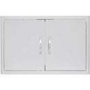 Blaze 32" Double Access Door With Paper Towel Holder in Stainless Steel (BLZ-AD32-R) - Agent BBQ