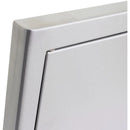Blaze 32" Double Access Door With Paper Towel Holder in Stainless Steel (BLZ-AD32-R) - Agent BBQ