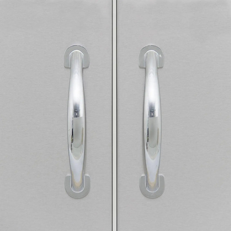 Blaze 32" Double Access Door With Paper Towel Holder in Stainless Steel (BLZ-AD32-R) - Agent BBQ