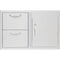 Blaze 32" Double Drawer Combo in Stainless Steel (BLZ-DDC-R) - Agent BBQ
