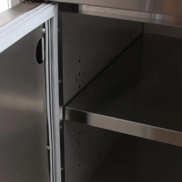 Blaze 32" Sealed Dry Storage Pantry With Shelf in Stainless Steel Finish (BLZ-DRY-STG) - Agent BBQ