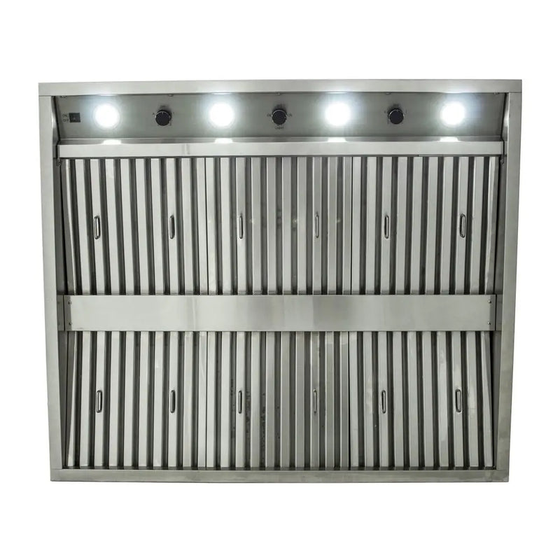 Blaze 36 in. Stainless Steel Outdoor Vent Hood with 2,000 CFM (BLZ-36-VHOOD) - Agent BBQ