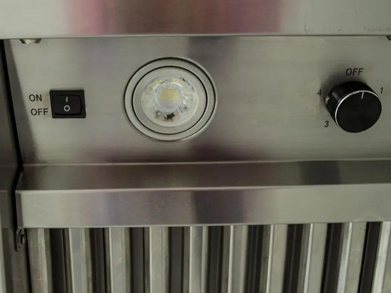 Blaze 36 in. Stainless Steel Outdoor Vent Hood with 2,000 CFM (BLZ-36-VHOOD) - Agent BBQ