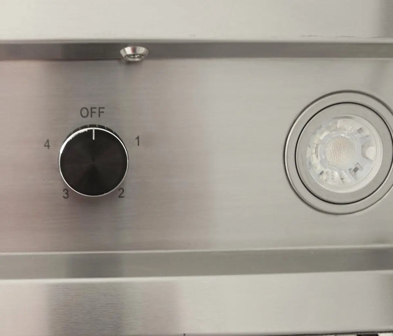 Blaze 36 in. Stainless Steel Outdoor Vent Hood with 2,000 CFM (BLZ-36-VHOOD) - Agent BBQ