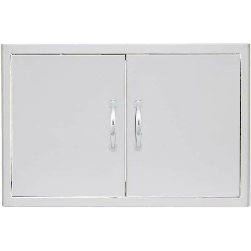 Blaze 40" Double Door With Paper Towel Holder in Stainless Steel Finish (BLZ-AD40-R) - Agent BBQ