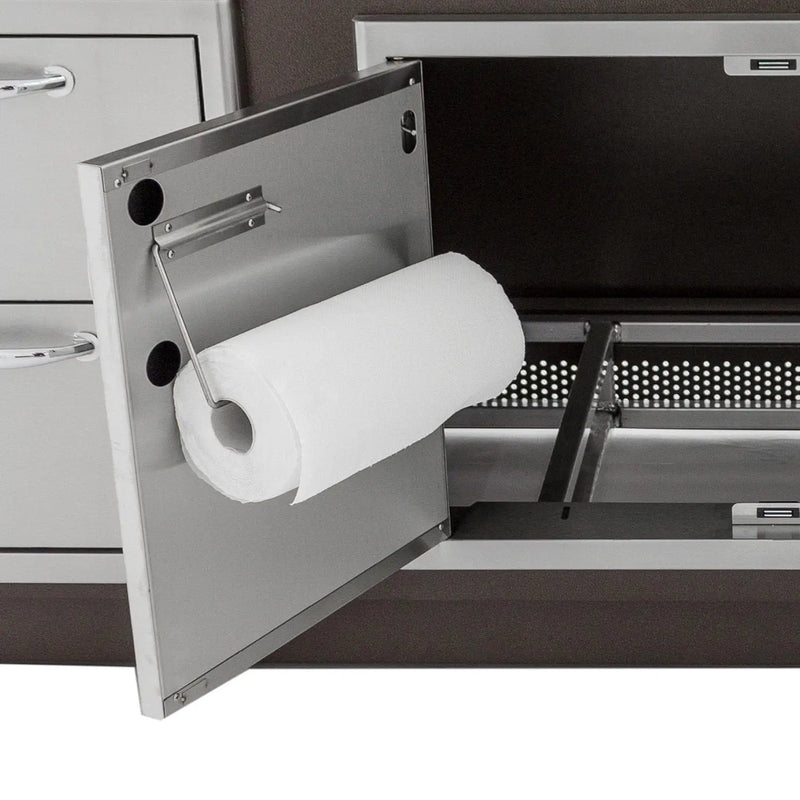 Blaze 40" Double Door With Paper Towel Holder in Stainless Steel Finish (BLZ-AD40-R) - Agent BBQ