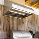 Blaze 42 in. Stainless Steel Outdoor Vent Hood with 2,000 CFM (BLZ-42-VHOOD) - Agent BBQ
