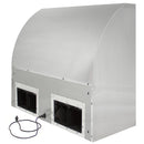 Blaze 42 in. Stainless Steel Outdoor Vent Hood with 2,000 CFM (BLZ-42-VHOOD) - Agent BBQ