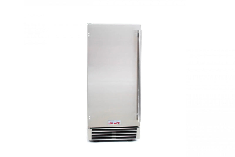 Blaze 50 Lb. 15-Inch Outdoor Rated Ice Maker With Gravity Drain - BLZ-ICEMKR-50GR - Agent BBQ