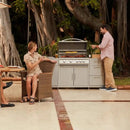 Blaze 6-Foot Stainless Steel BBQ Island with Premium LTE 32-Inch 4-Burner Grill - Agent BBQ