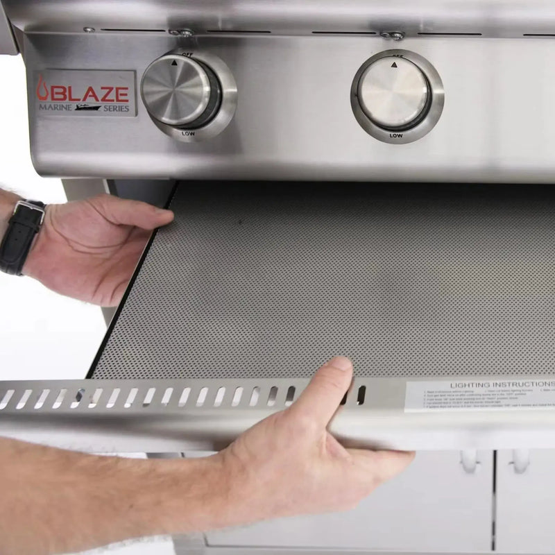 Blaze Drip Tray Flame Guard For 5-Burner Gas Grills - BLZ-5-DPFG - Agent BBQ