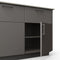 Blaze Golden Hour 10-Ft Outdoor Kitchen Island w/ 32-Inch Premium LTE+ Grill, Fridge, Sink in Gunmetal w/ Aeris Countertop - Agent BBQ