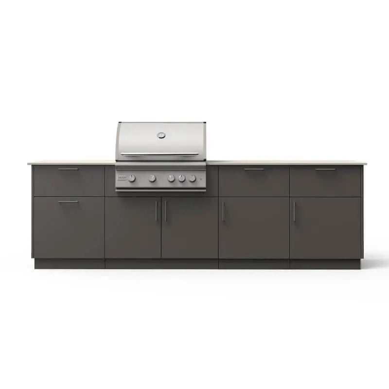 Blaze High Noon 10-Ft Outdoor Kitchen Island w/ 32-Inch Premium LTE+ Grill - Agent BBQ