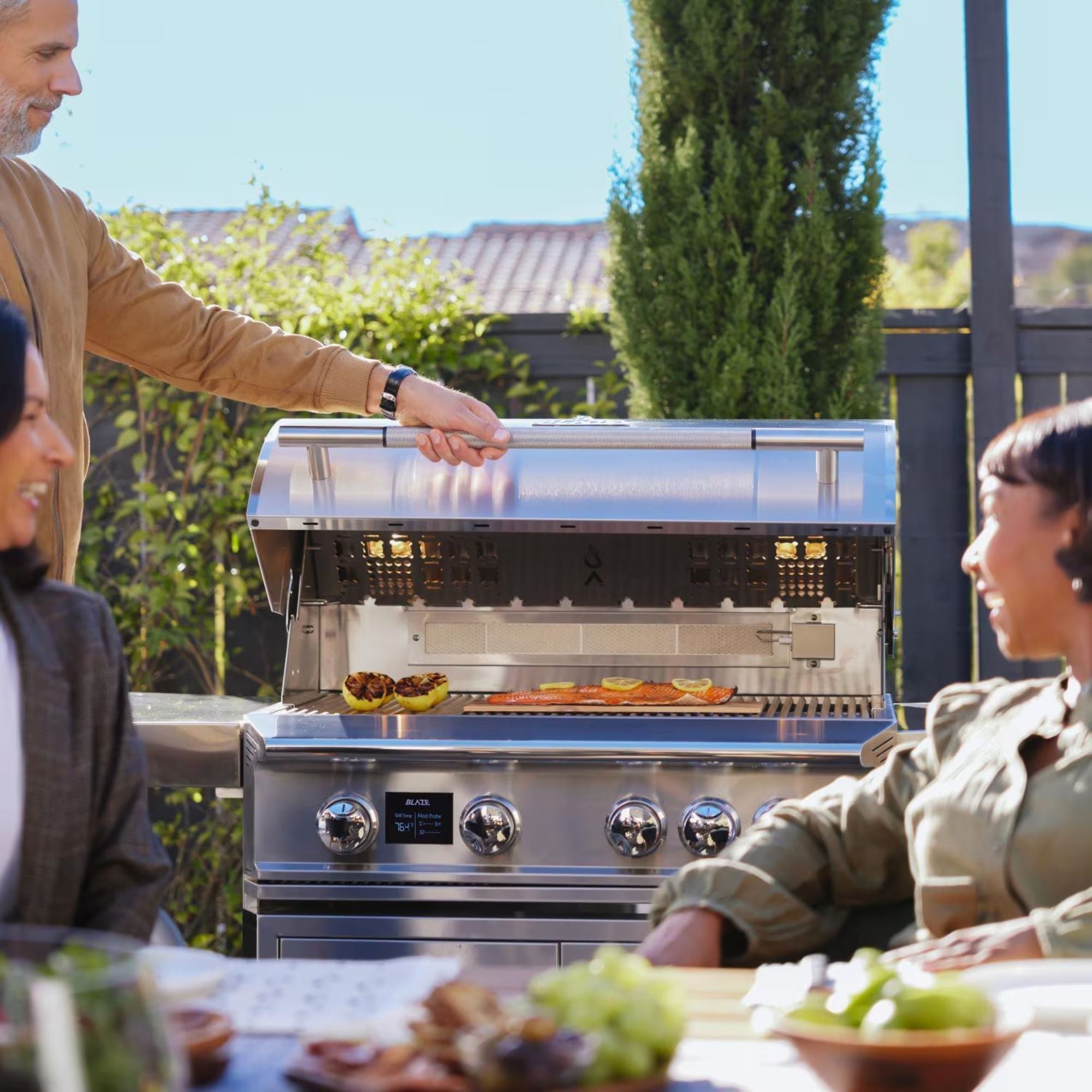 Blaze LTE PRO 32-Inch 4-Burner Freestanding Gas Grill w/ Digital Temperature Screen & Rear Infrared Burner Blaze Grills