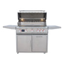 Blaze LTE PRO 40-Inch 5-Burner Freestanding Gas Grill w/ Digital Temperature Screen & Rear Infrared Burner - Agent BBQ