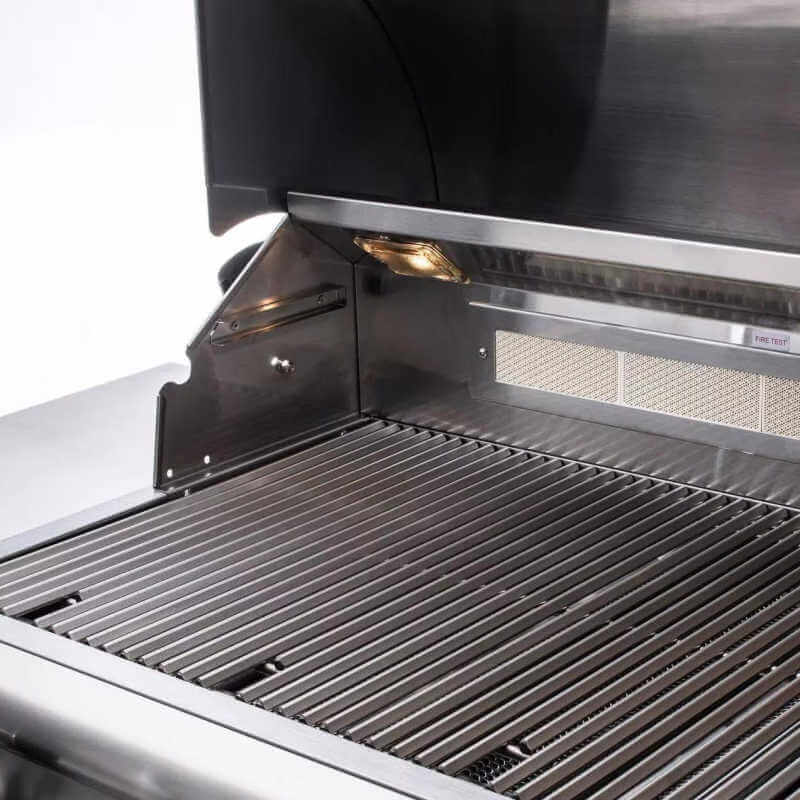 Blaze Morning Glow 10-Ft Outdoor Kitchen Island w/ 32-Inch Marine-Grade Premium LTE+ Grill & Refrigerator - Agent BBQ