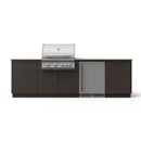 Blaze Morning Glow 10-Ft Outdoor Kitchen Island w/ 32-Inch Premium LTE+ Grill & Refrigerator - Agent BBQ
