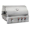 Blaze Professional LUX 34-Inch 3-Burner Built-In Grill With Rear Infrared Burner - BLZ-3PRO-NG/LP - Agent BBQ