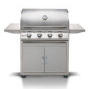 Blaze Prelude LBM 32-Inch 4-Burner Freestanding Gas Grill - BLZ-4LBM-LP/NG - Agent BBQ