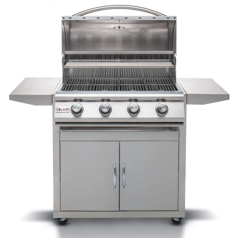 Blaze Prelude LBM 32-Inch 4-Burner Freestanding Gas Grill - BLZ-4LBM-LP/NG - Agent BBQ