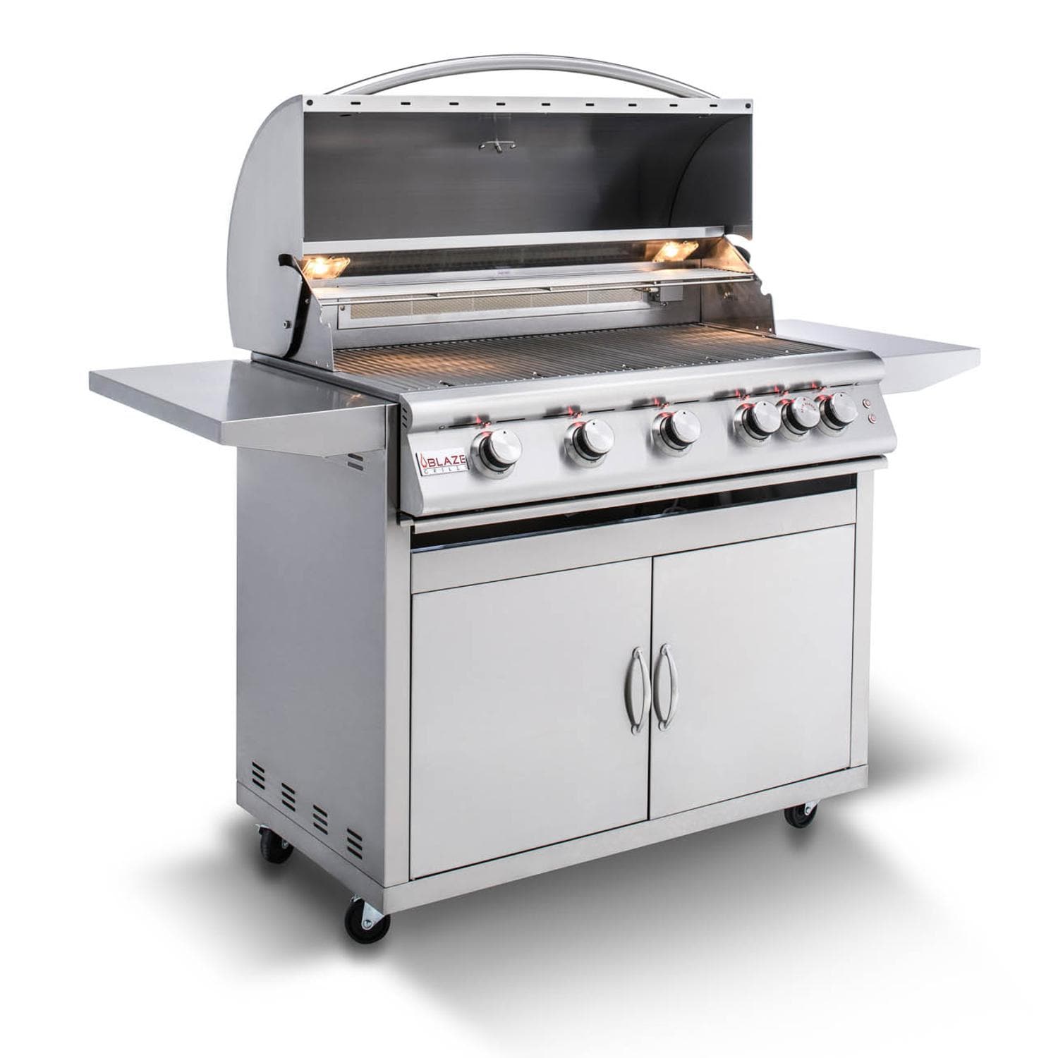 Blaze Premium LTE 40-Inch 5-Burner Freestanding Gas Grill With Rear Infrared Burner & Grill Lights - BLZ-5LTE2-LP/NG Blaze Grills