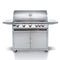 Blaze Premium LTE 40-Inch 5-Burner Freestanding Gas Grill With Rear Infrared Burner & Grill Lights - BLZ-5LTE2-LP/NG - Agent BBQ