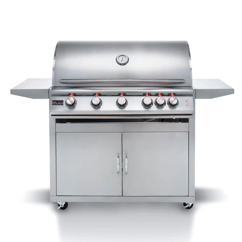 Blaze Premium LTE 40-Inch 5-Burner Freestanding Gas Grill With Rear Infrared Burner & Grill Lights - BLZ-5LTE2-LP/NG - Agent BBQ