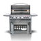 Blaze Premium LTE 40-Inch 5-Burner Freestanding Gas Grill With Rear Infrared Burner & Grill Lights - BLZ-5LTE2-LP/NG - Agent BBQ