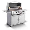 Blaze Premium LTE 40-Inch 5-Burner Freestanding Gas Grill With Rear Infrared Burner & Grill Lights - BLZ-5LTE2-LP/NG - Agent BBQ