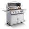 Blaze Premium LTE 40-Inch 5-Burner Freestanding Gas Grill With Rear Infrared Burner & Grill Lights - BLZ-5LTE2-LP/NG - Agent BBQ