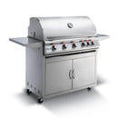Blaze Premium LTE 40-Inch 5-Burner Freestanding Gas Grill With Rear Infrared Burner & Grill Lights - BLZ-5LTE2-LP/NG - Agent BBQ