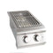 Blaze Premium LTE Built-In Gas Stainless Steel Double Side Burner With Lid - BLZ-SB2LTE-LP/NG - Agent BBQ