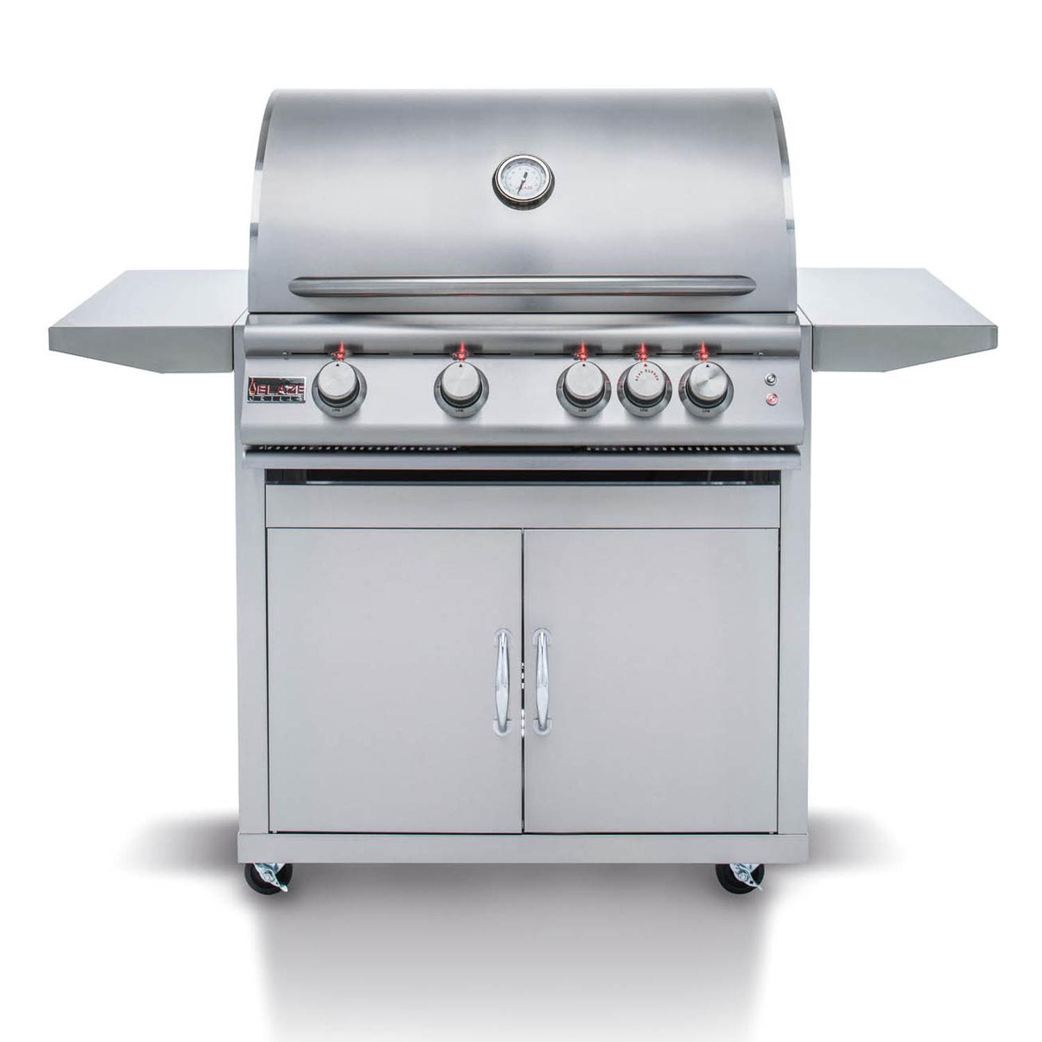 Blaze Premium LTE Marine Grade 32-Inch 4-Burner Freestanding Gas Grill With Rear Infrared Burner & Grill Lights - BLZ-4LTE2MG-LP/NG Blaze Grills