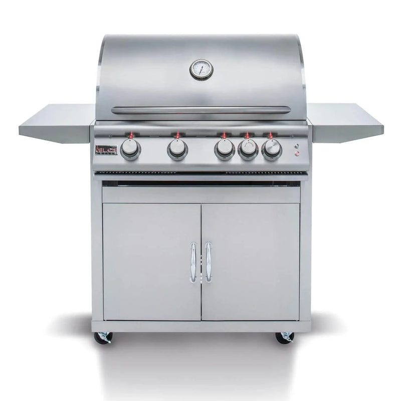 Blaze Premium LTE Marine Grade 32-Inch 4-Burner Freestanding Gas Grill With Rear Infrared Burner & Grill Lights - BLZ-4LTE2MG-LP/NG - Agent BBQ