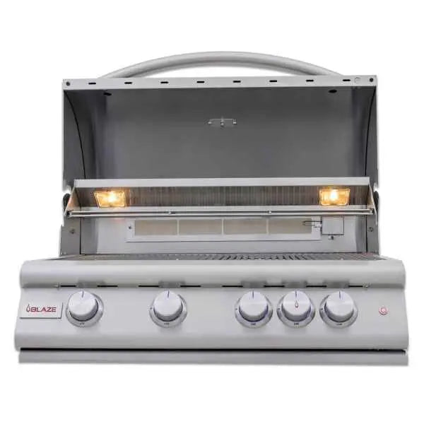 Blaze Premium LTE+ 32-Inch Gas Grill W/ Rear Infrared Burner & Lift-Assist Hood - BLZ-4LTE3 - Agent BBQ