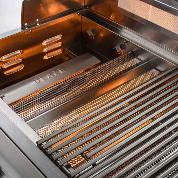 Blaze Premium LTE+ 32-Inch Gas Grill W/ Rear Infrared Burner & Lift-Assist Hood - BLZ-4LTE3 - Agent BBQ
