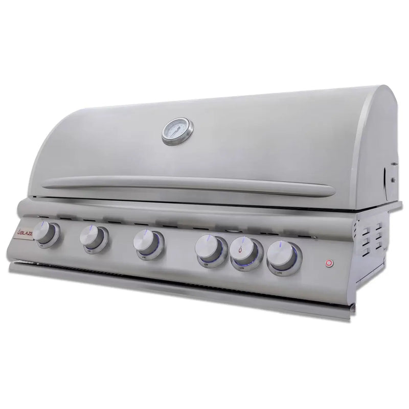 Blaze Premium LTE+ 40-Inch Gas Grill W/ Rear Infrared Burner & Lift-Assist Hood - BLZ-5LTE3 - Agent BBQ