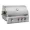 Blaze Professional LUX 34-Inch 3-Burner Built-In Grill With Rear Infrared Burner - BLZ-3PRO-NG/LP - Agent BBQ