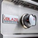 Blaze Professional LUX 34-Inch 3-Burner Built-In Grill With Rear Infrared Burner - BLZ-3PRO-NG/LP - Agent BBQ