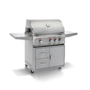Blaze Professional LUX 34-Inch 3-Burner Freestanding Gas Grill With Rear Infrared Burner - BLZ-3PRO-LP/NG - Agent BBQ