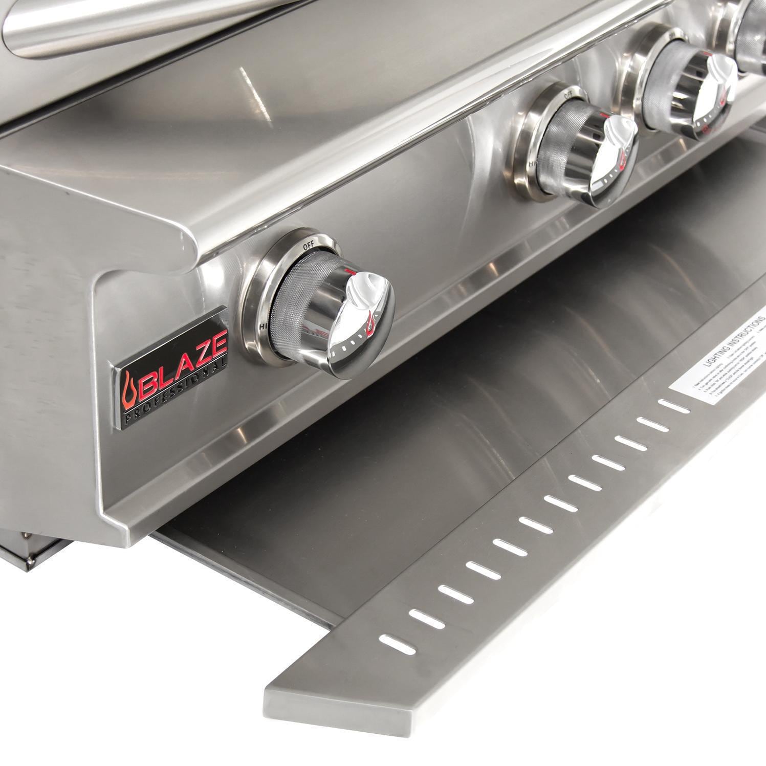 Blaze Professional LUX 44-Inch 4-Burner Built-In Natural Gas Grill With Rear Infrared Burner - BLZ-4PRO-NG/LP Blaze Grills