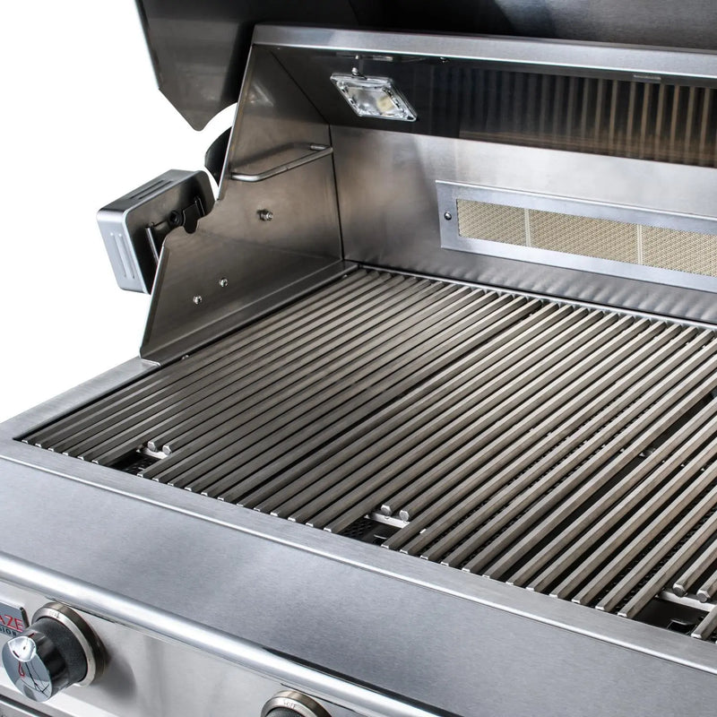 Blaze Professional LUX 44-Inch 4-Burner Built-In Natural Gas Grill With Rear Infrared Burner - BLZ-4PRO-NG/LP - Agent BBQ