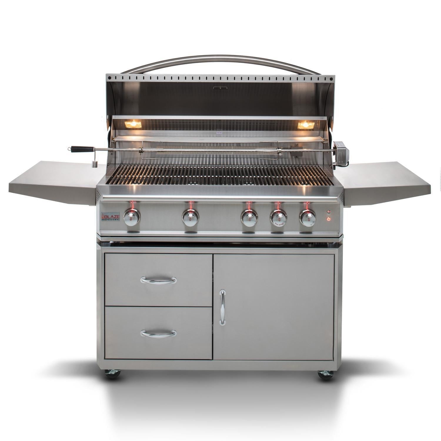 Blaze Professional LUX 44-Inch 4-Burner Freestanding Gas Grill With Rear Infrared Burner - BLZ-4PRO-LP/NG Blaze Grills