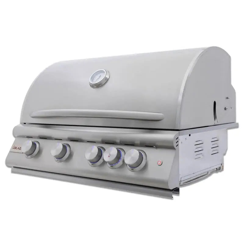 Blaze Sunrise 8-Ft Outdoor Kitchen Island w/ 32-Inch Premium LTE+ Gas Grill - Agent BBQ