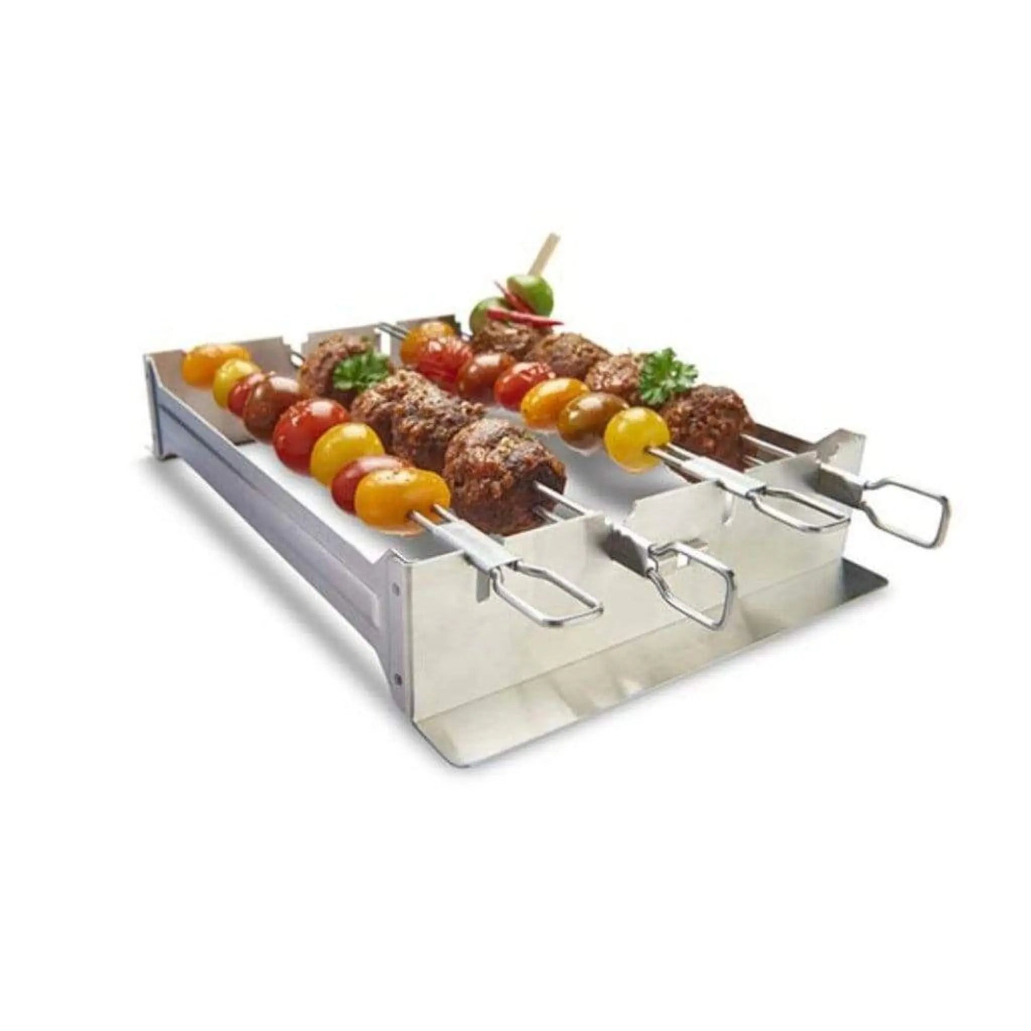 Broil King 12" Stainless Steel Narrow Kebab Rack Set Broil King