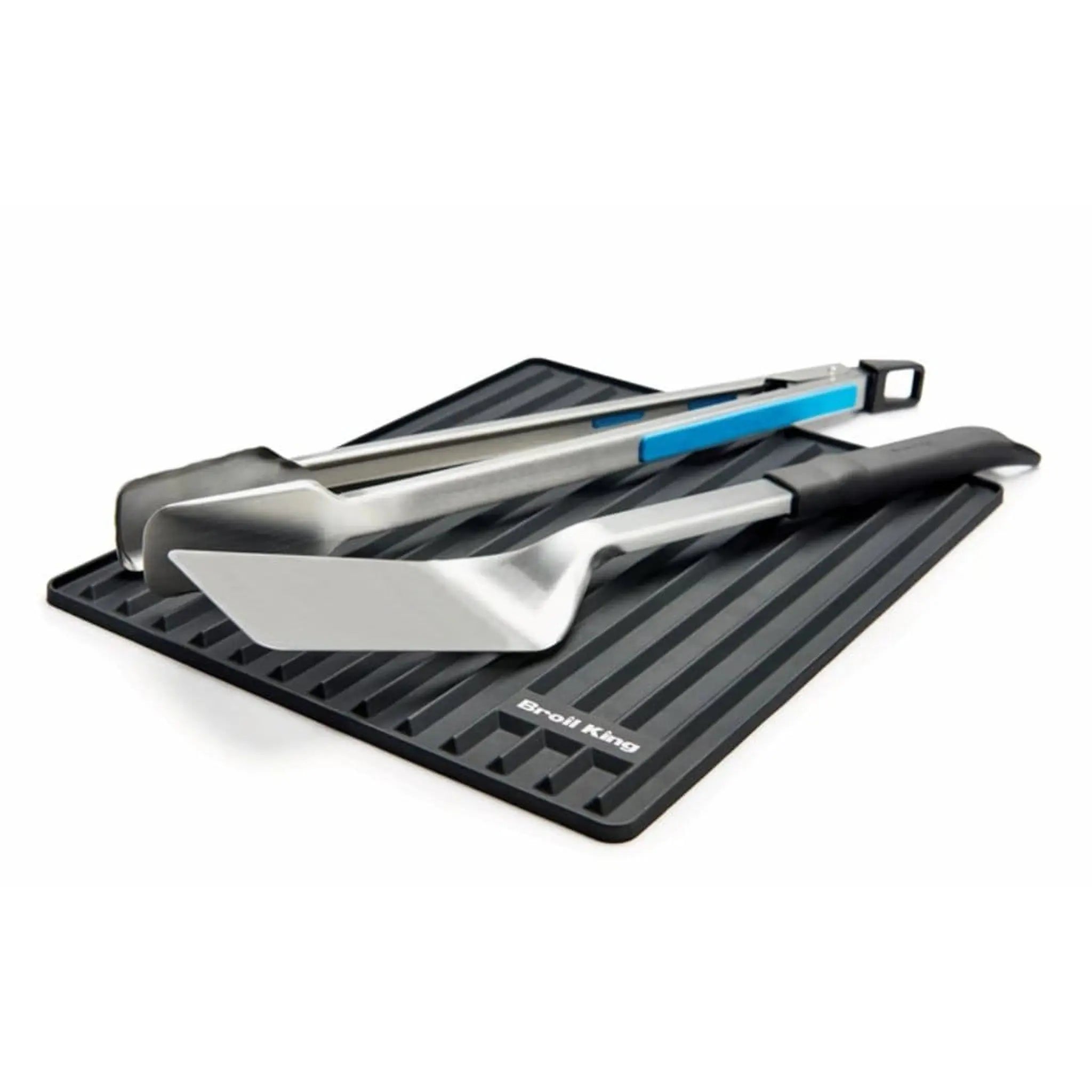 Broil King 13" Black Magnetic Design Silicone Side Shelf Mat for Regal Pellet Series Broil King