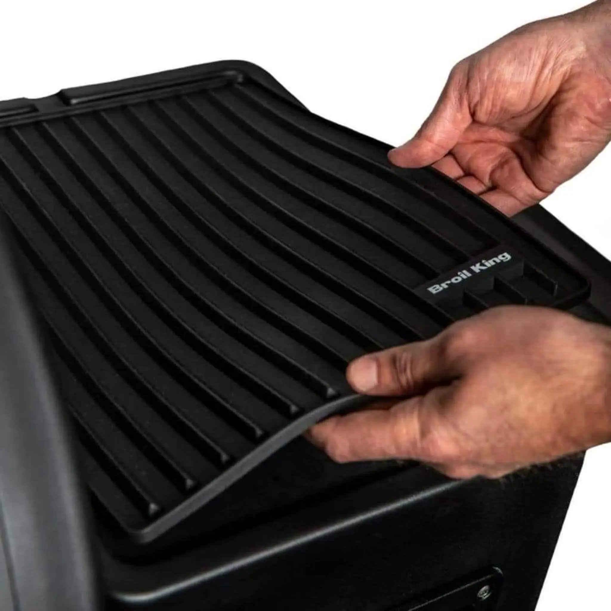 Broil King 13" Black Magnetic Design Silicone Side Shelf Mat for Regal Pellet Series Broil King