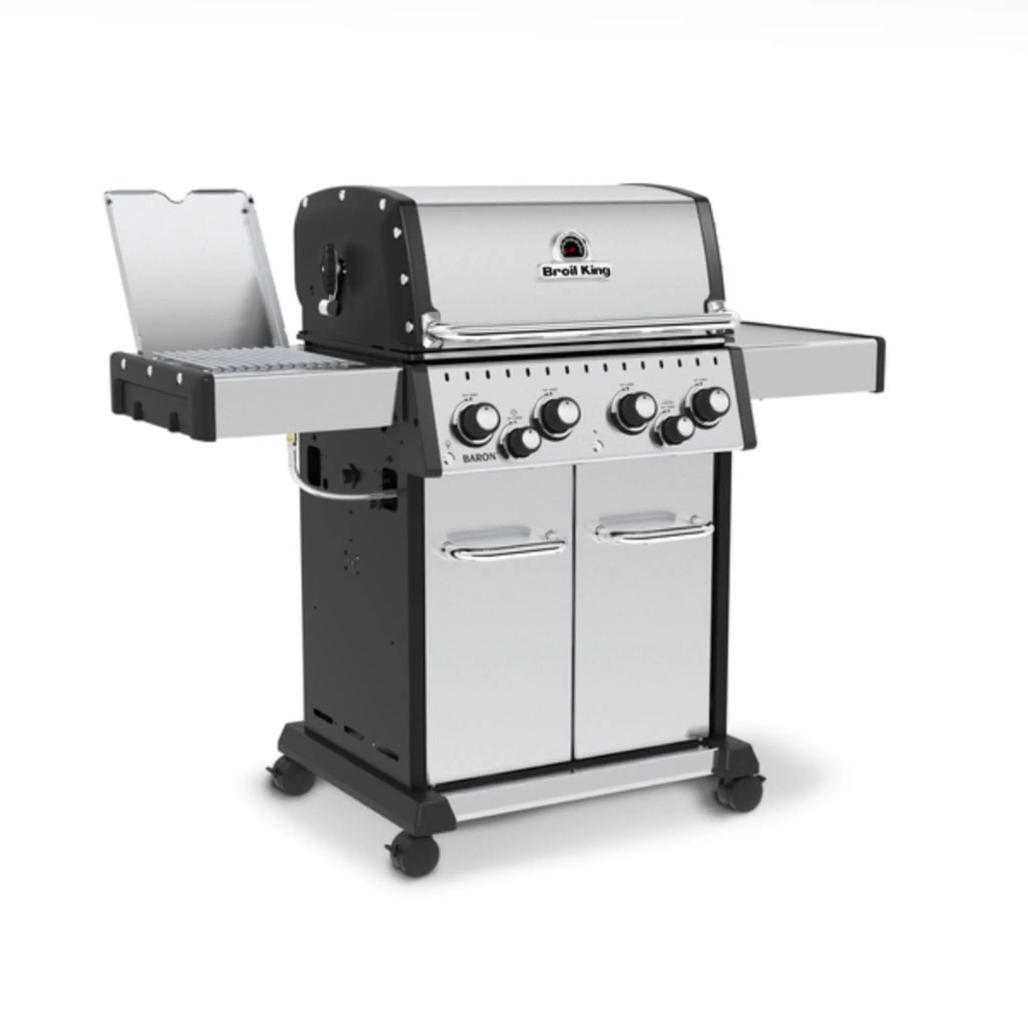Broil King 57" 4-Burner Baron S 490 Pro IR Gas Grill w/ Infrared Side Burner & Rear Rotisserie Burner Broil King