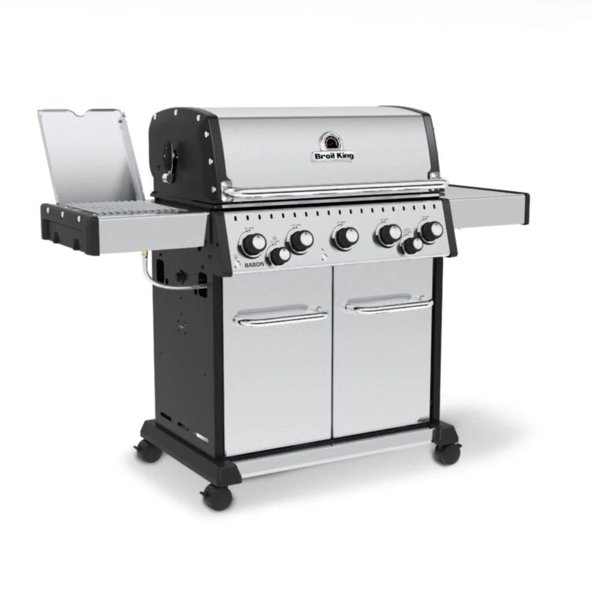 Broil King 63" 5-Burner Baron S 590 Pro IR Gas Grill w/ Infrared Side Burner & Rear Rotisserie Burner Broil King