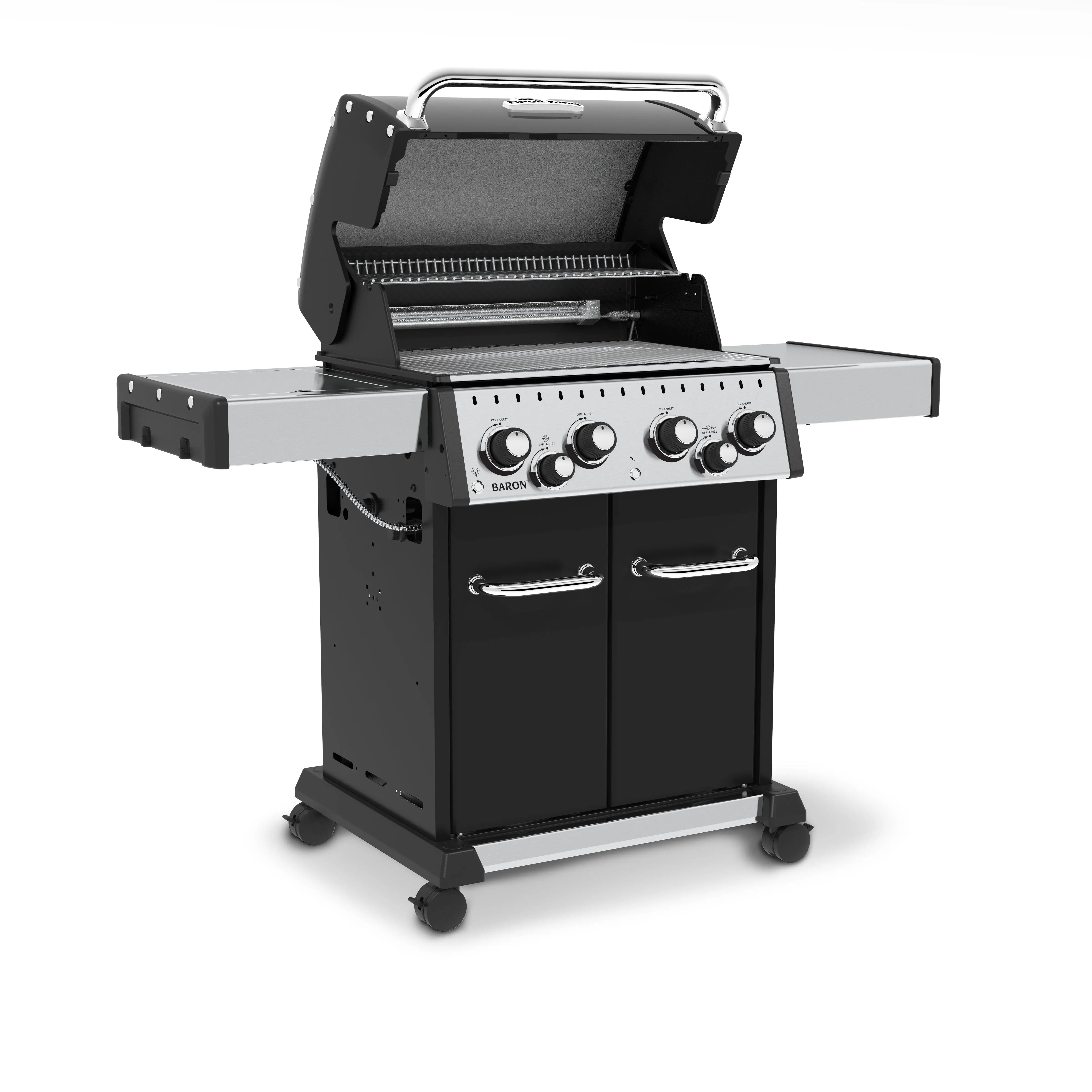 Broil King Baron 490 PRO Freestanding Grill, 4-Burner w/Side Burner & Rotisserie Broil King